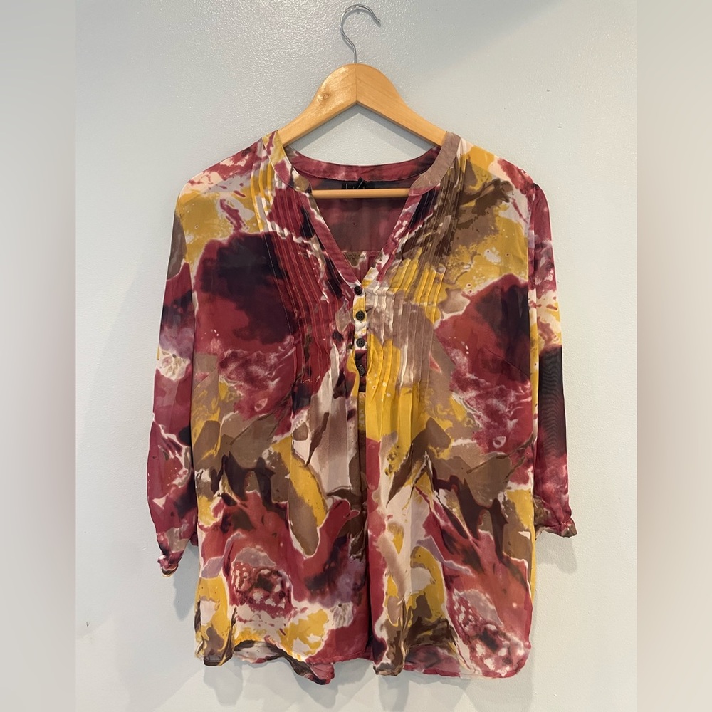 Perfect fall work blouse/top